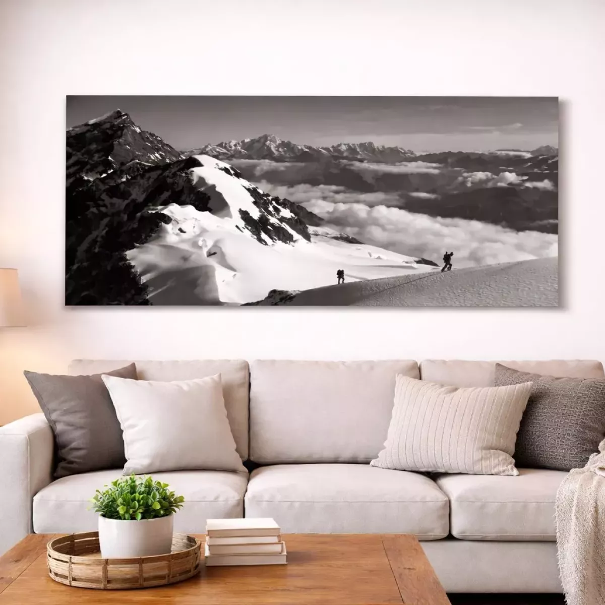 PHOTO MONTAGNE CHROMALUXE 60X110 CM