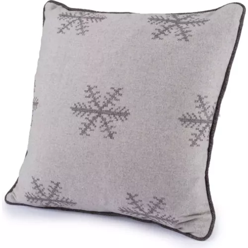 COUSSIN BEIGE FLOCON 50X50 CM