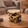 BOUGIE PARFUMÉE AVEC HOUSSE FAUSSE FOURRURE LEOPARD