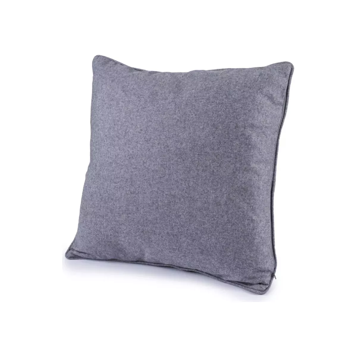 COUSSIN FLOCON NOIR ET GRIS 50X50 CM