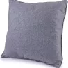 COUSSIN FLOCON NOIR ET GRIS 50X50 CM