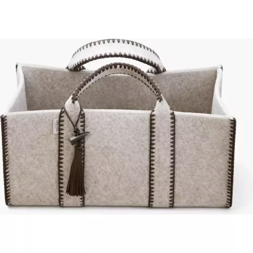 PANIER RECTANGLE AVEC FROUFROU