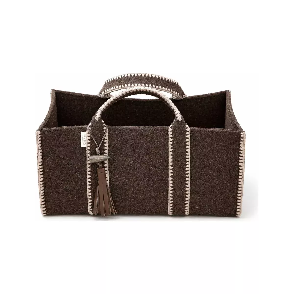 PANIER RECTANGLE AVEC FROUFROU