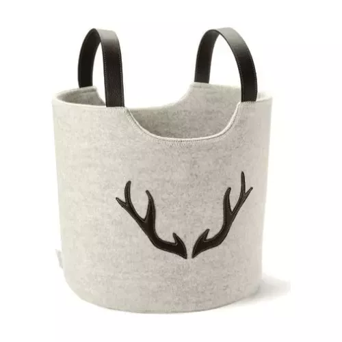 CORBEILLE MOTIF TÊTE DE CERF