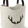 CORBEILLE MOTIF TETE DE CERF