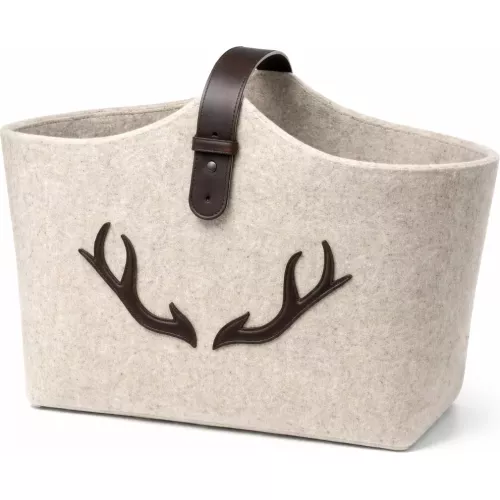 CORBEILLE MOTIF TÊTE DE CERF