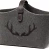 CORBEILLE MOTIF TETE DE CERF