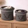 CORBEILLES TETE DE CERF TAUPE