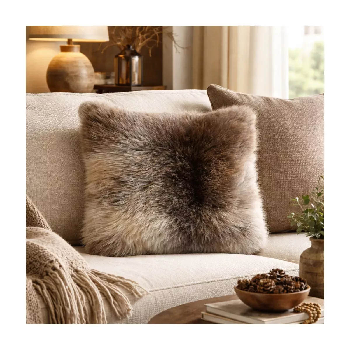 COUSSIN MOUTON ISLANDAIS 50X50 CM