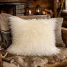 COUSSIN AGNEAU DU TIBET BLANC 50X50 CM