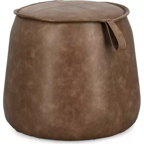 POUF RUDINA COGNAC