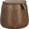 POUF RUDINA COGNAC