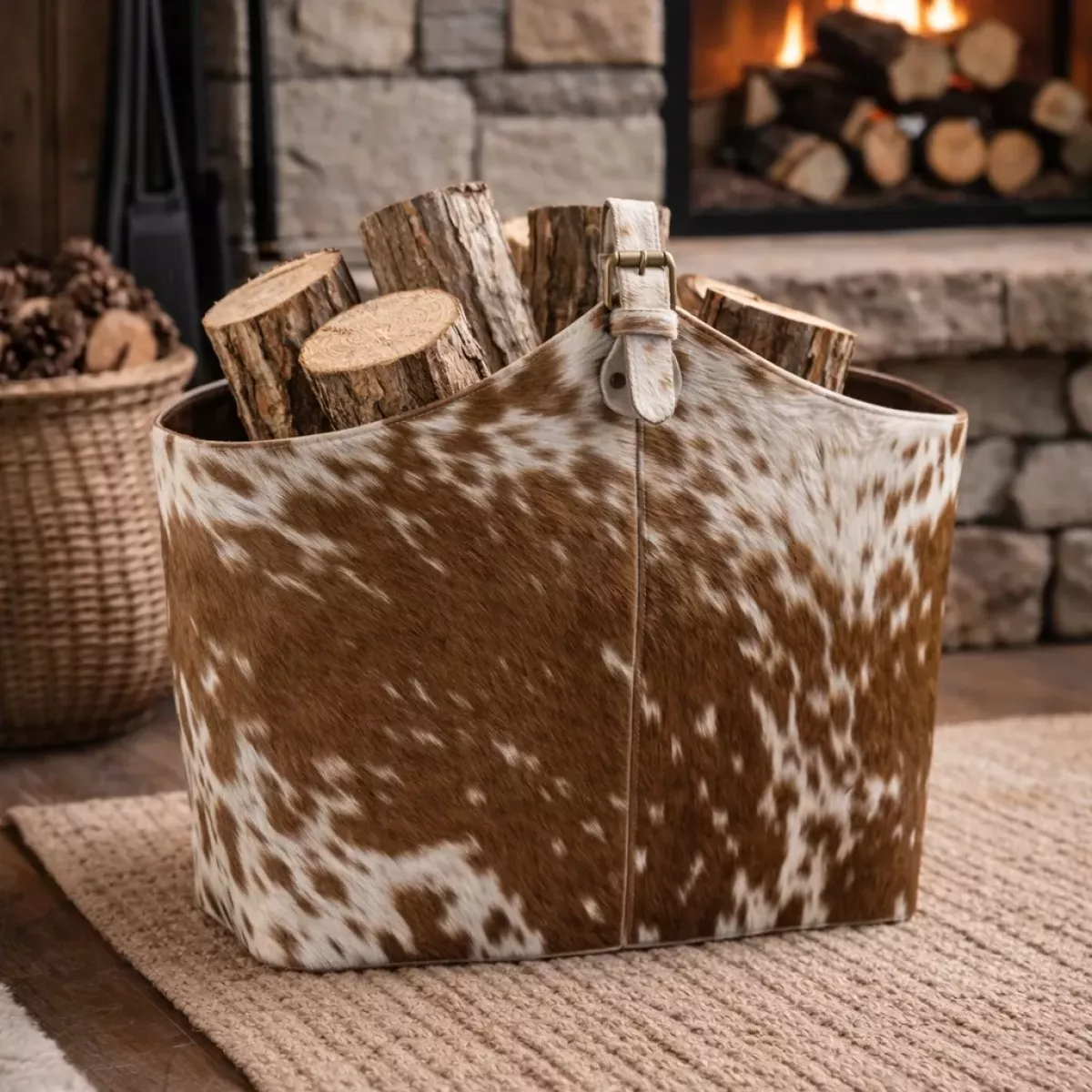 SAC A BUCHE PEAU DE VACHE